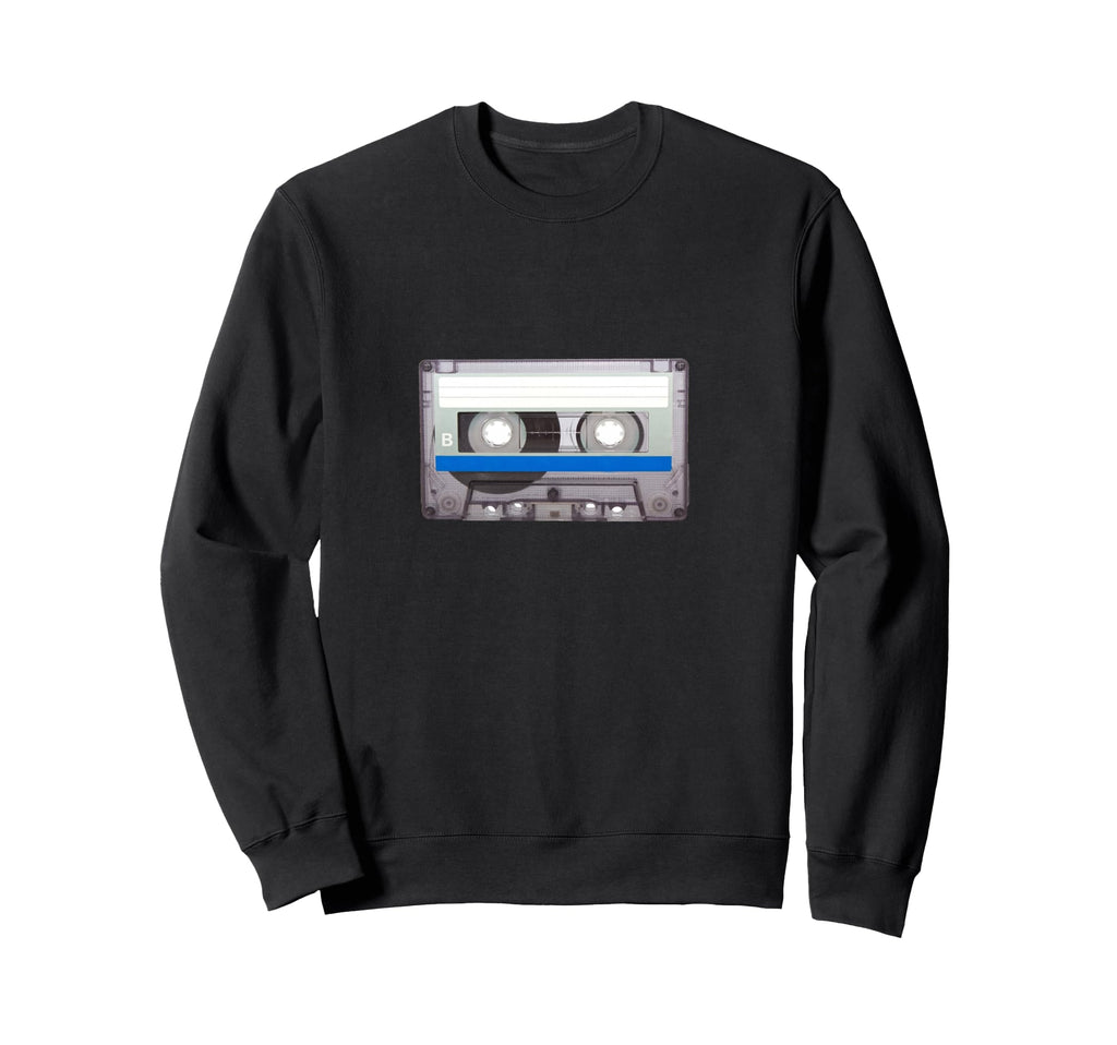 Cassette Tape Music Sweatshirt - Graphic Print for Adults - T-Shirt, Sweatshirt, Hoodie