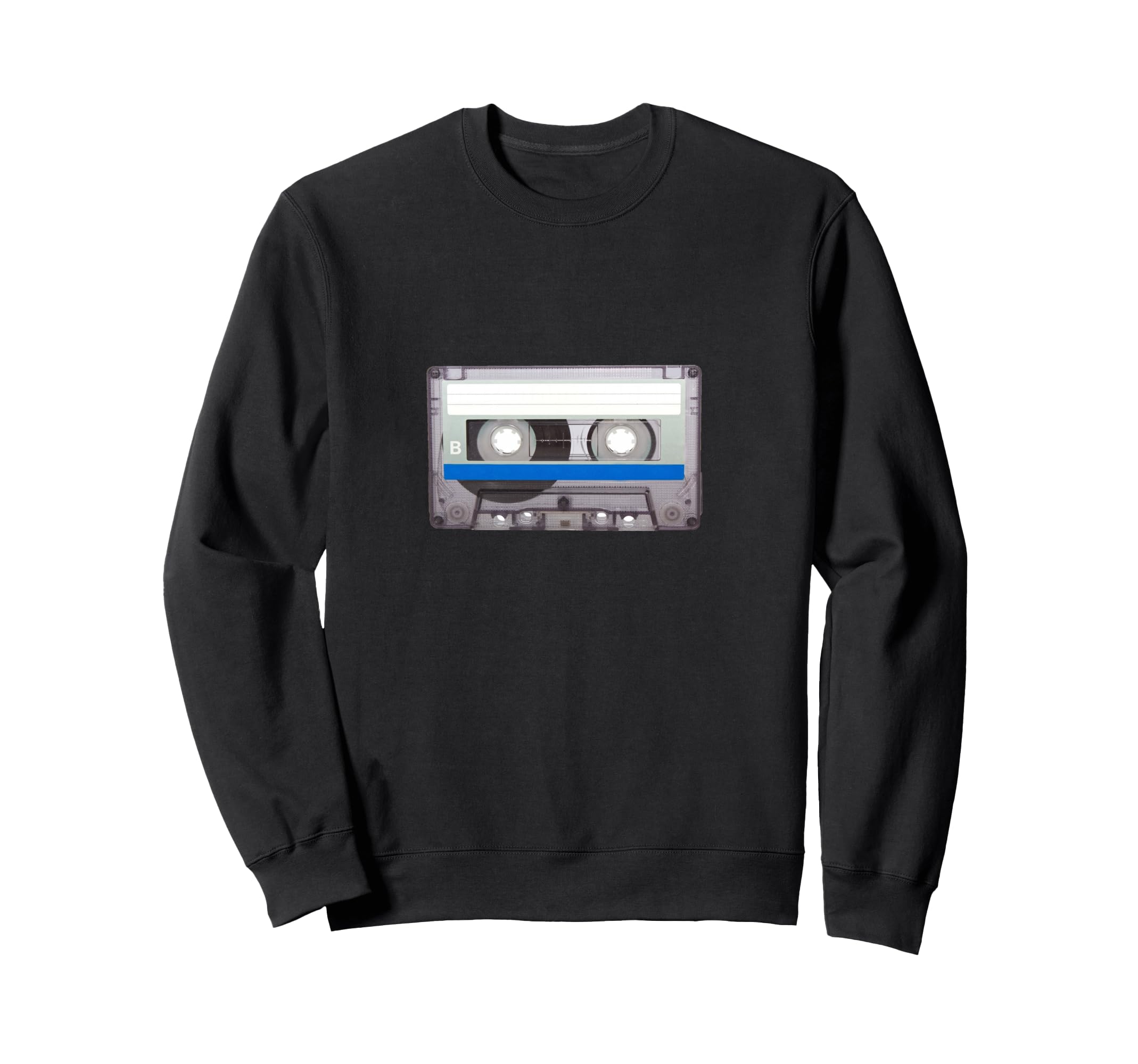 Cassette Tape Music Sweatshirt - Graphic Print for Adults - T-Shirt, Sweatshirt, Hoodie
