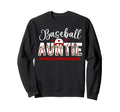 Baseball Auntie Leopard Baseball Sweatshirt - Trendy Graphic for Adults - T-Shirt, Sweatshirt, Hoodie