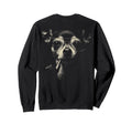 Chihuahua Glasses Smoking Pipe Grunge Sweatshirt - Trendy Graphic Unisex - T-Shirt, Sweatshirt, Hoodie