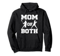 Mom Both Funny Lacrosse Baseball Mom Hoodie - Minimalist Print Unisex - T-Shirt, Sweatshirt, Hoodie