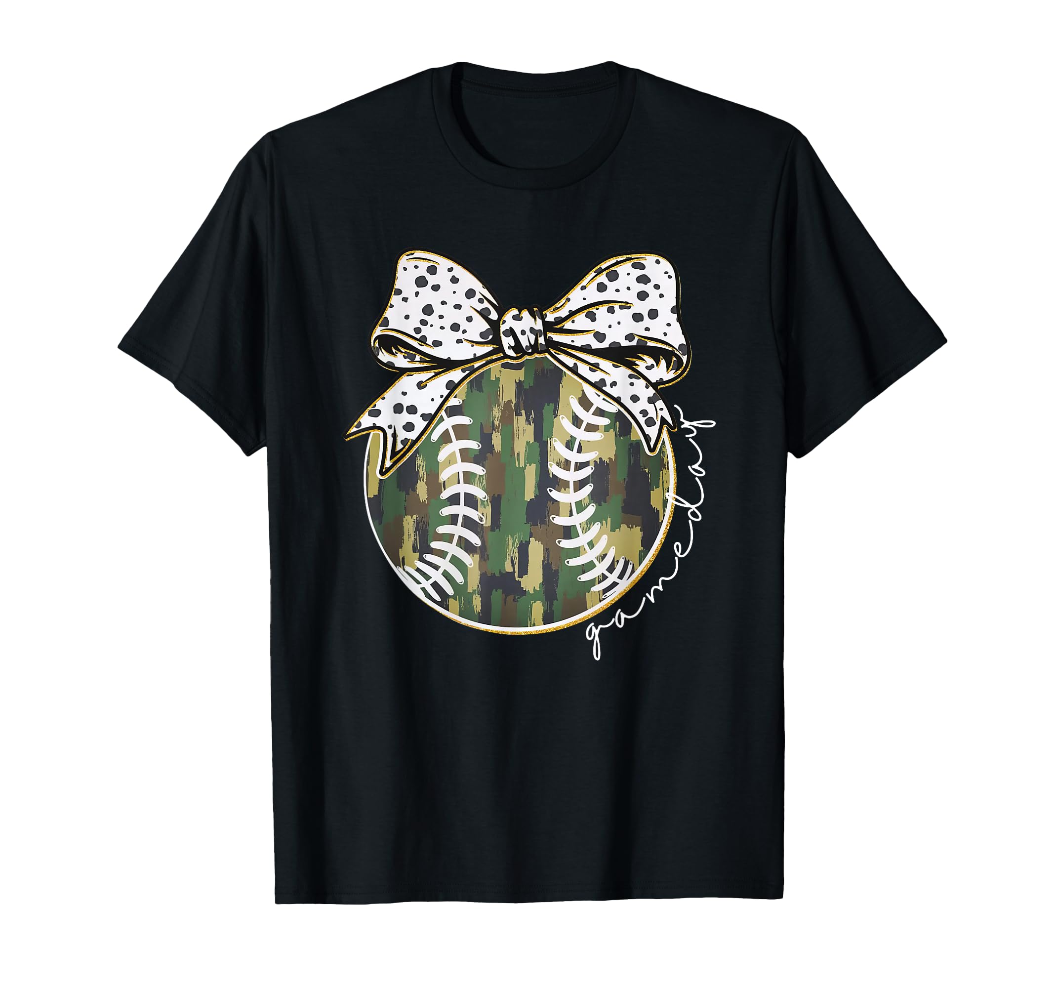 Camouflage Baseball Coquette Game T-Shirt - Aesthetic Graphic for Adults - T-Shirt, Sweatshirt, Hoodie