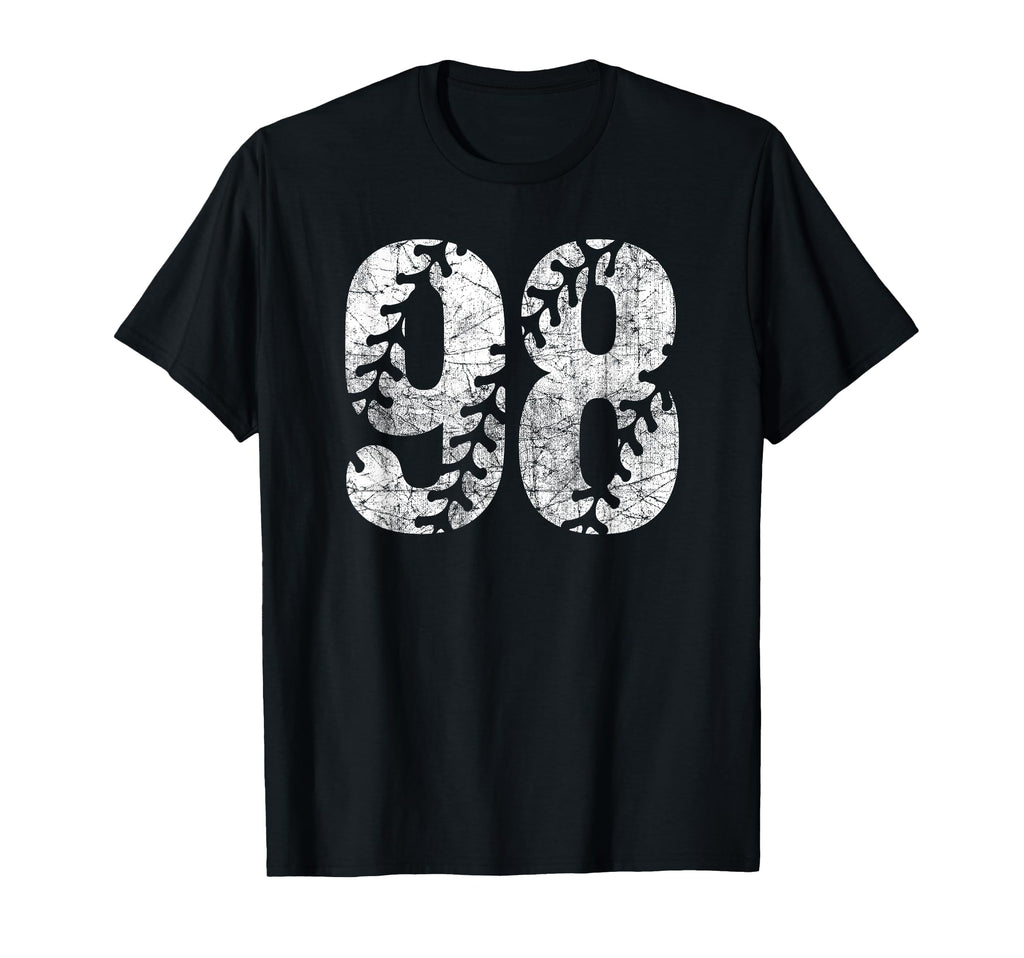 Baseball Softball Mom 98 Number 98 T-Shirt - Fun Novelty Design Men Women - T-Shirt, Sweatshirt, Hoodie