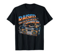 Raised Old School Hip Hop Cassette T-Shirt - Streetwear Style Men Women - T-Shirt, Sweatshirt, Hoodie