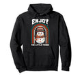 Hippie Snowman Boho Rainbow Groovy Hoodie - Minimalist Print Unisex - T-Shirt, Sweatshirt, Hoodie