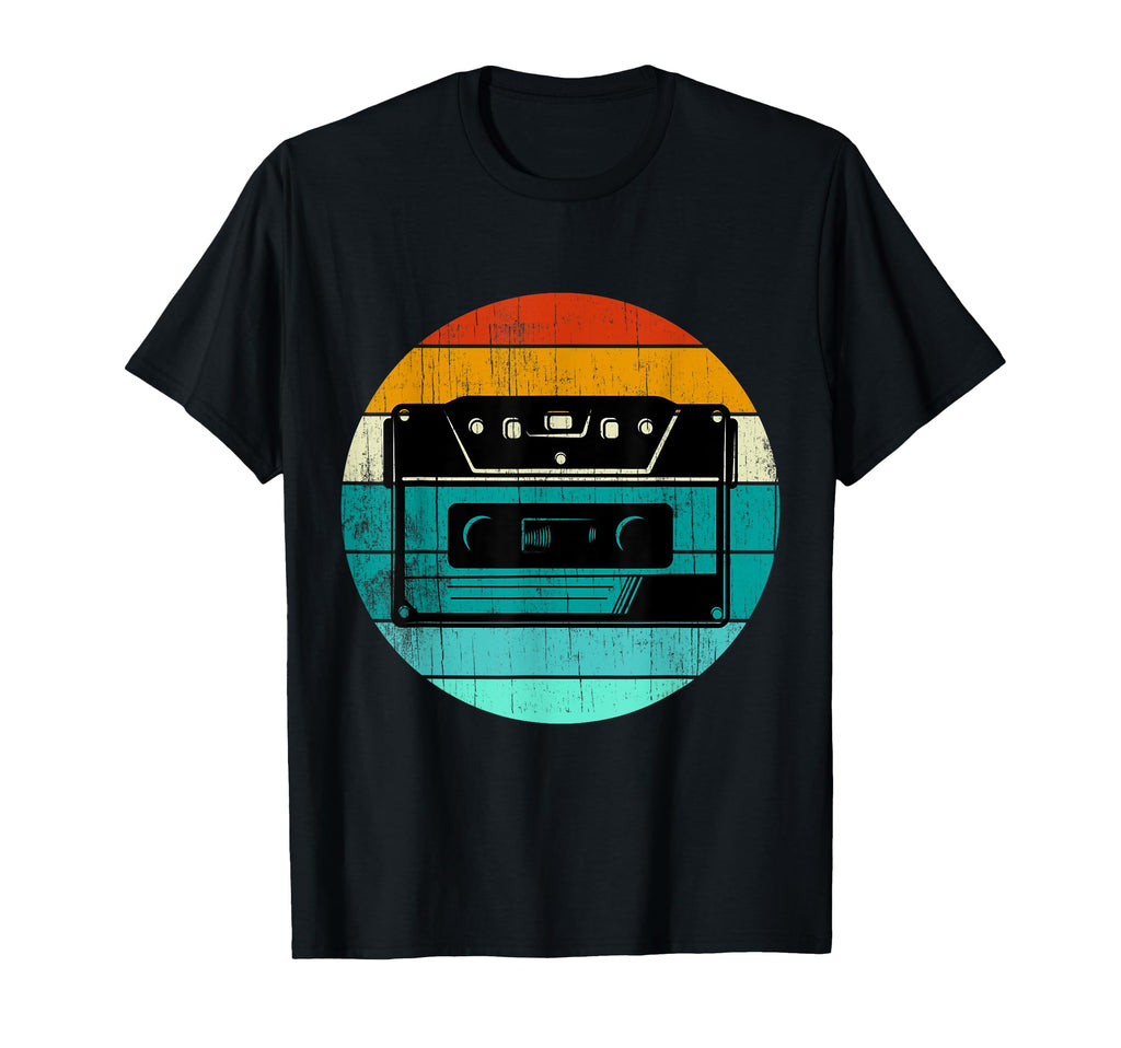 Cassette Tapes Mixtape Sunset Sun 70S T-Shirt - Novelty Apparel for Adults - T-Shirt, Sweatshirt, Hoodie