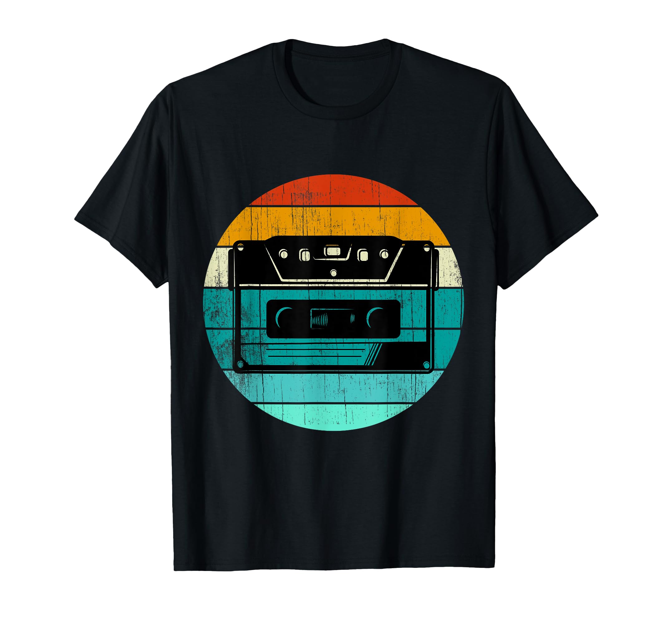 Cassette Tapes Mixtape Sunset Sun 70S T-Shirt - Novelty Apparel for Adults - T-Shirt, Sweatshirt, Hoodie
