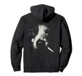 Border Collie Smoking Cigarette Grunge Hoodie - Minimalist Print Unisex - T-Shirt, Sweatshirt, Hoodie
