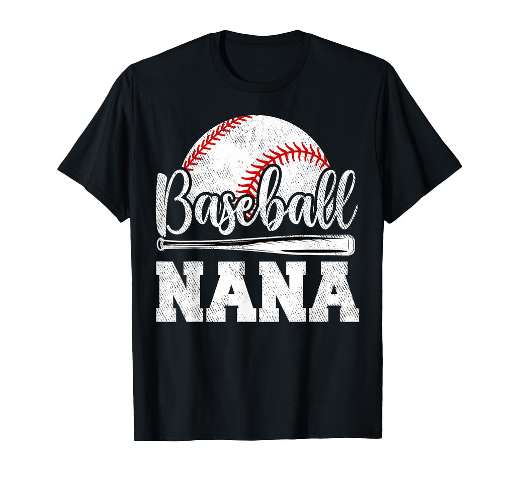 Baseball Nana Baseball Player Game T-Shirt - Fun Novelty Design for Adults - T-Shirt, Sweatshirt, Hoodie