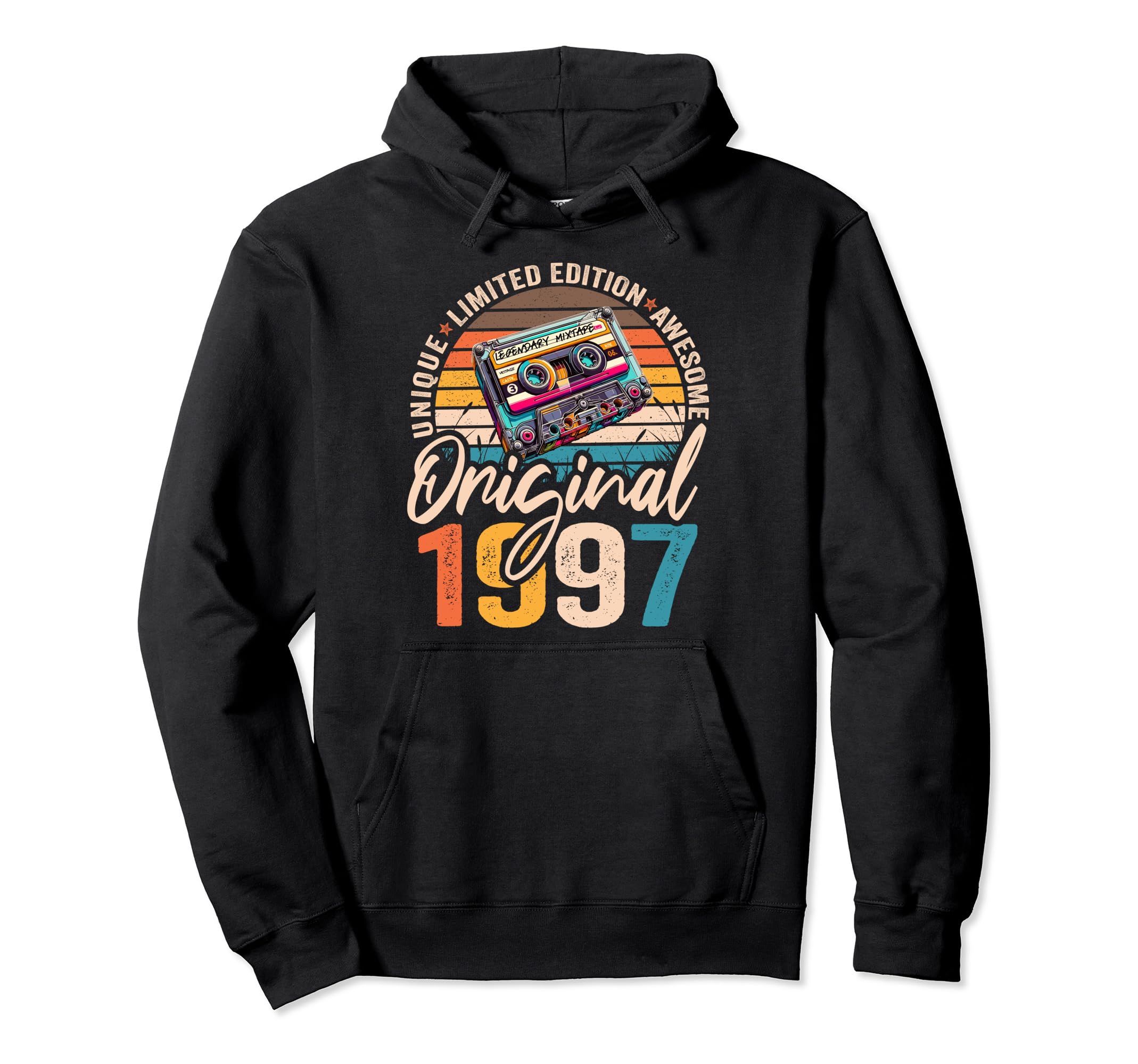 1997 27Th Birthday Cassette Tape 1997 Hoodie - Custom Art Print Unisex - T-Shirt, Sweatshirt, Hoodie