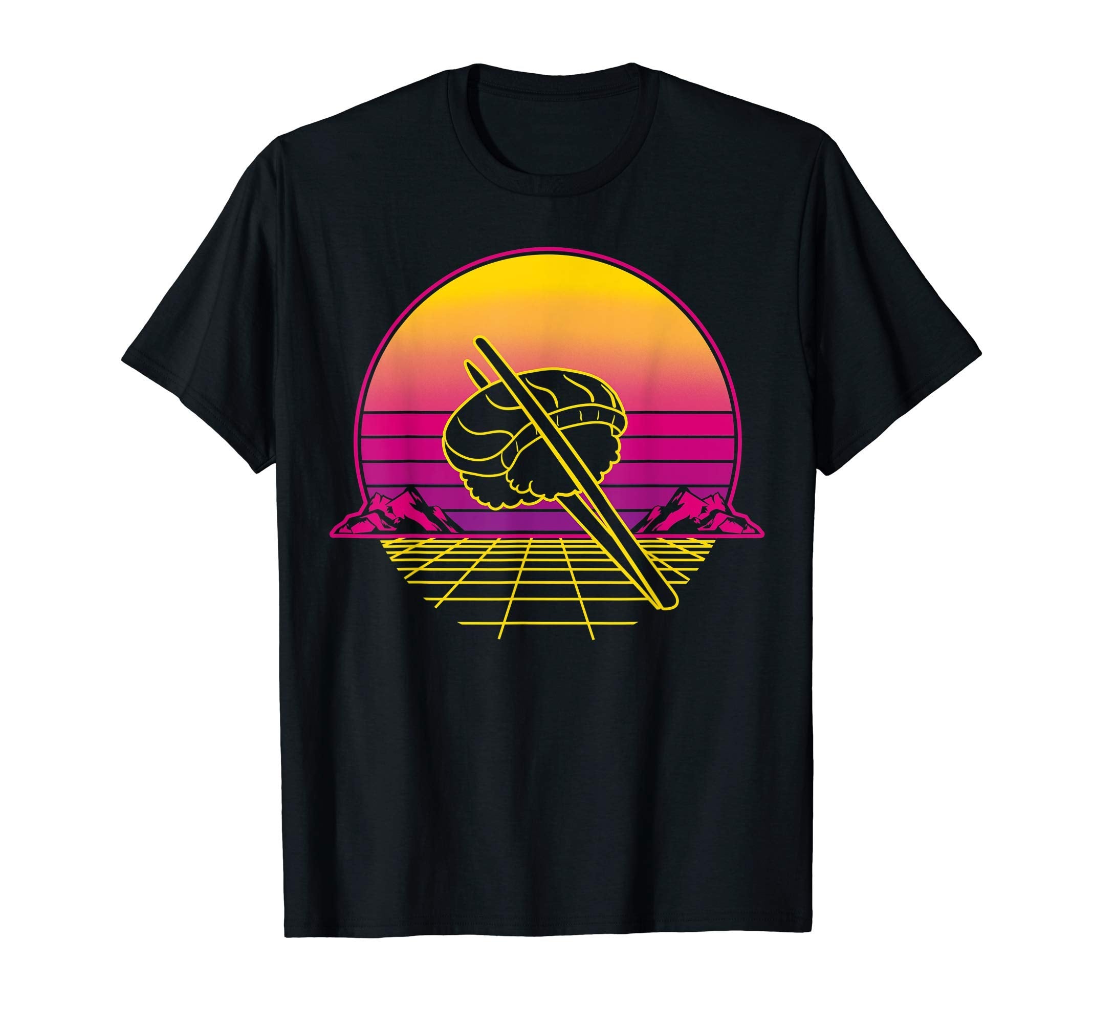 Sushi Japanese Food Japan Chef Sunset T-Shirt - Novelty Apparel Men Women - T-Shirt, Sweatshirt, Hoodie