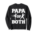 Papa Both Ballet Baseball Funny Dance Sweatshirt - Unique Graphic Unisex - T-Shirt, Sweatshirt, Hoodie