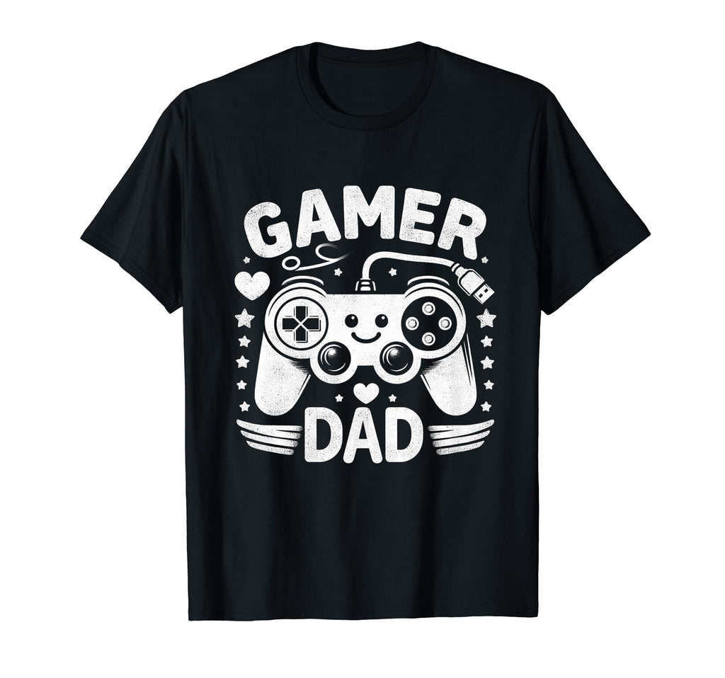 Gamer Dad Game Controller Gaming T-Shirt - Casual Everyday Wear Unisex - T-Shirt, Sweatshirt, Hoodie
