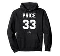 David Price 33 Los Angeles Mlb Players Hoodie - Fun Novelty Design Unisex - T-Shirt, Sweatshirt, Hoodie