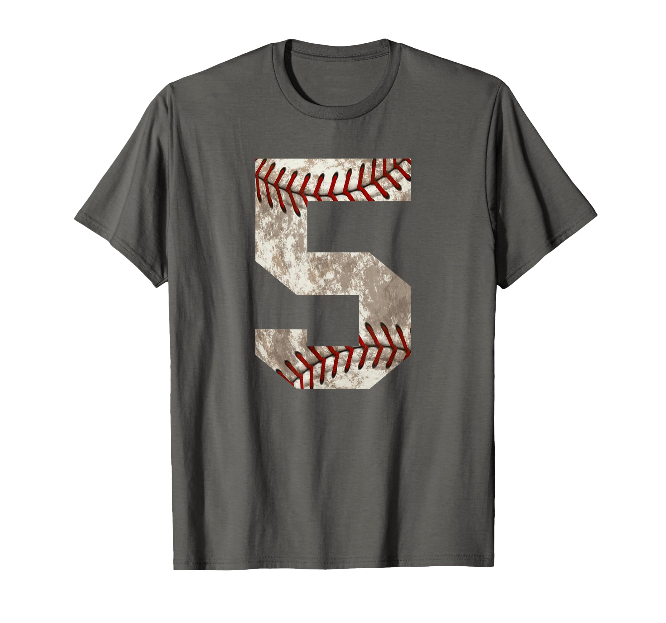 Baseball Jersey Number 5 Distressed T-Shirt - Aesthetic Graphic Unisex - T-Shirt, Sweatshirt, Hoodie