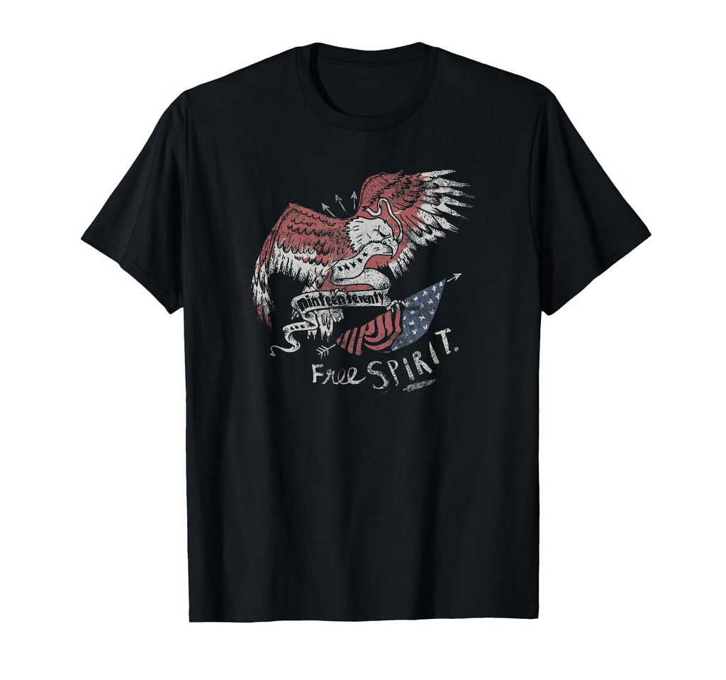 Trendy Free Spirit American Eagle T-Shirt - Graphic Print Unisex - T-Shirt, Sweatshirt, Hoodie