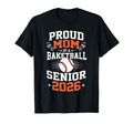 Proud Mom Baseball Senior 2026 T-Shirt - Custom Art Print for Adults - T-Shirt, Sweatshirt, Hoodie