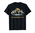 Gig Harbor Washington Mountain Sunset T-Shirt - Aesthetic Graphic Unisex - T-Shirt, Sweatshirt, Hoodie