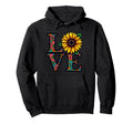 60S 70S Flower Power Hippy Groovy Love Hoodie - Novelty Apparel Men Women - T-Shirt, Sweatshirt, Hoodie