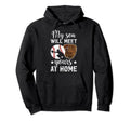 Home Baseball Catcher Mom Baseball Hoodie - Casual Everyday Wear Men Women - T-Shirt, Sweatshirt, Hoodie