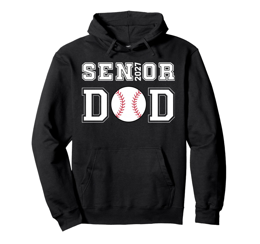 Class 2027 Baseball Dad Senior Hoodie - Casual Everyday Wear for Adults - T-Shirt, Sweatshirt, Hoodie