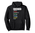 My Day Baseball Hoodie - Novelty Apparel Men Women - T-Shirt, Sweatshirt, Hoodie