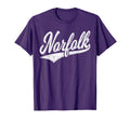 Norfolk Virginia Varsity Script Sports T-Shirt - Trendy Graphic Unisex - T-Shirt, Sweatshirt, Hoodie