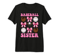 Baseball Sister Baseball Mom Mothers Day T-Shirt - Custom Art Print Unisex - T-Shirt, Sweatshirt, Hoodie