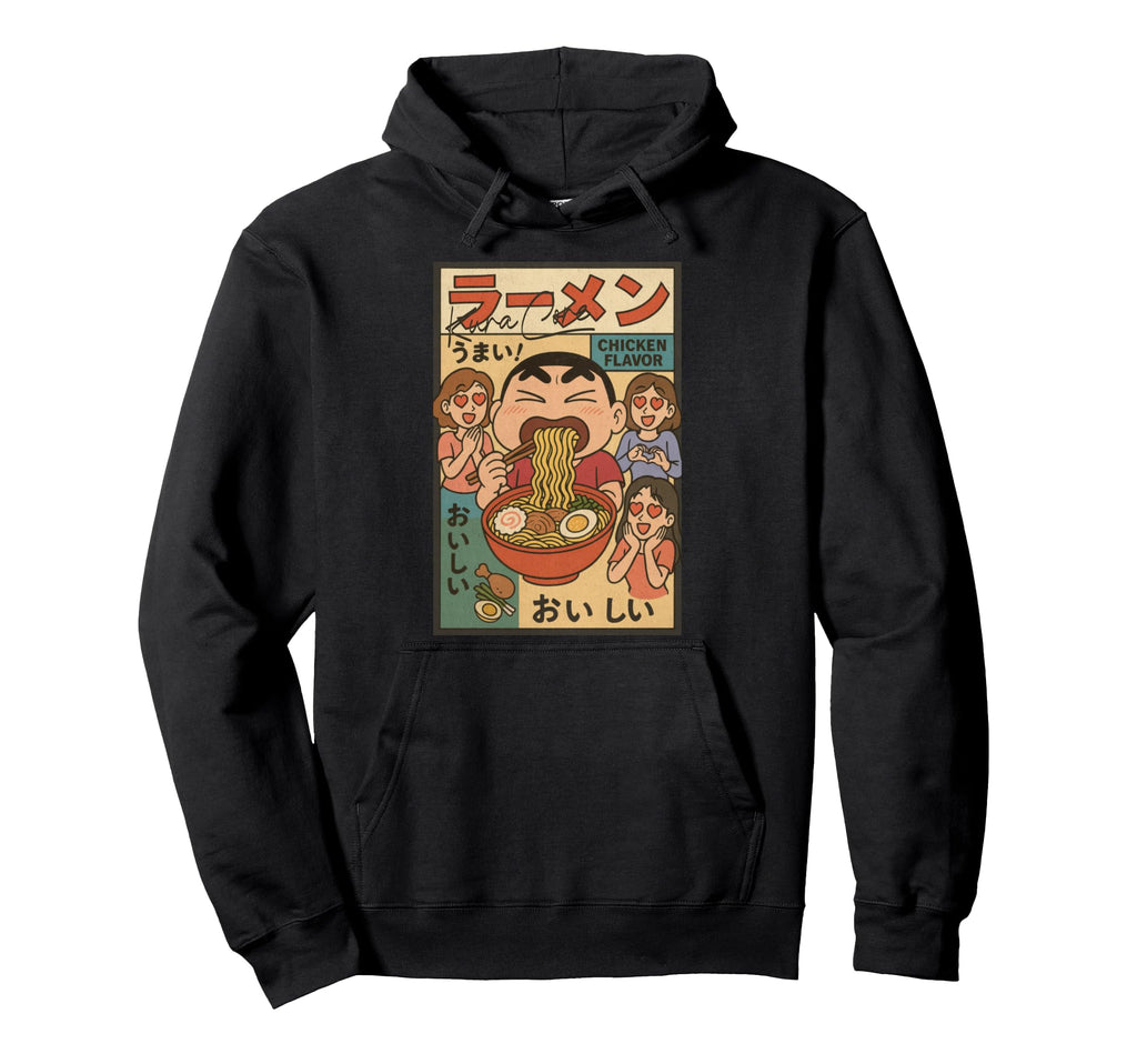 Ramen Japanese Streetwear Cyberpunk Y2K Hoodie - Unique Graphic Men Women - T-Shirt, Sweatshirt, Hoodie
