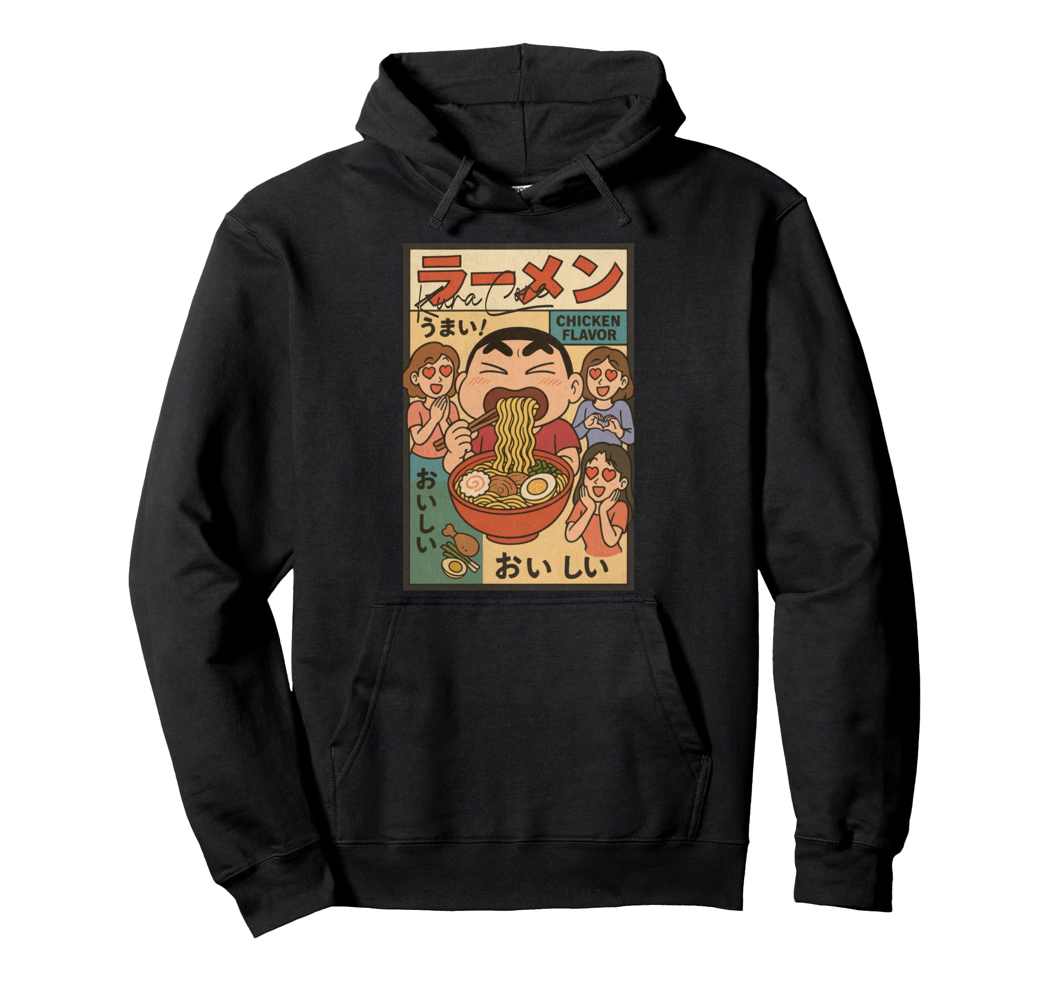 Ramen Japanese Streetwear Cyberpunk Y2K Hoodie - Unique Graphic Men Women - T-Shirt, Sweatshirt, Hoodie