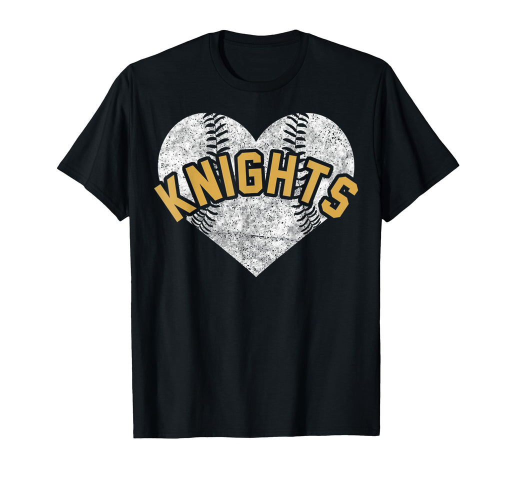 Knights Baseball Softball High School Team T-Shirt - Trendy Graphic Unisex - T-Shirt, Sweatshirt, Hoodie