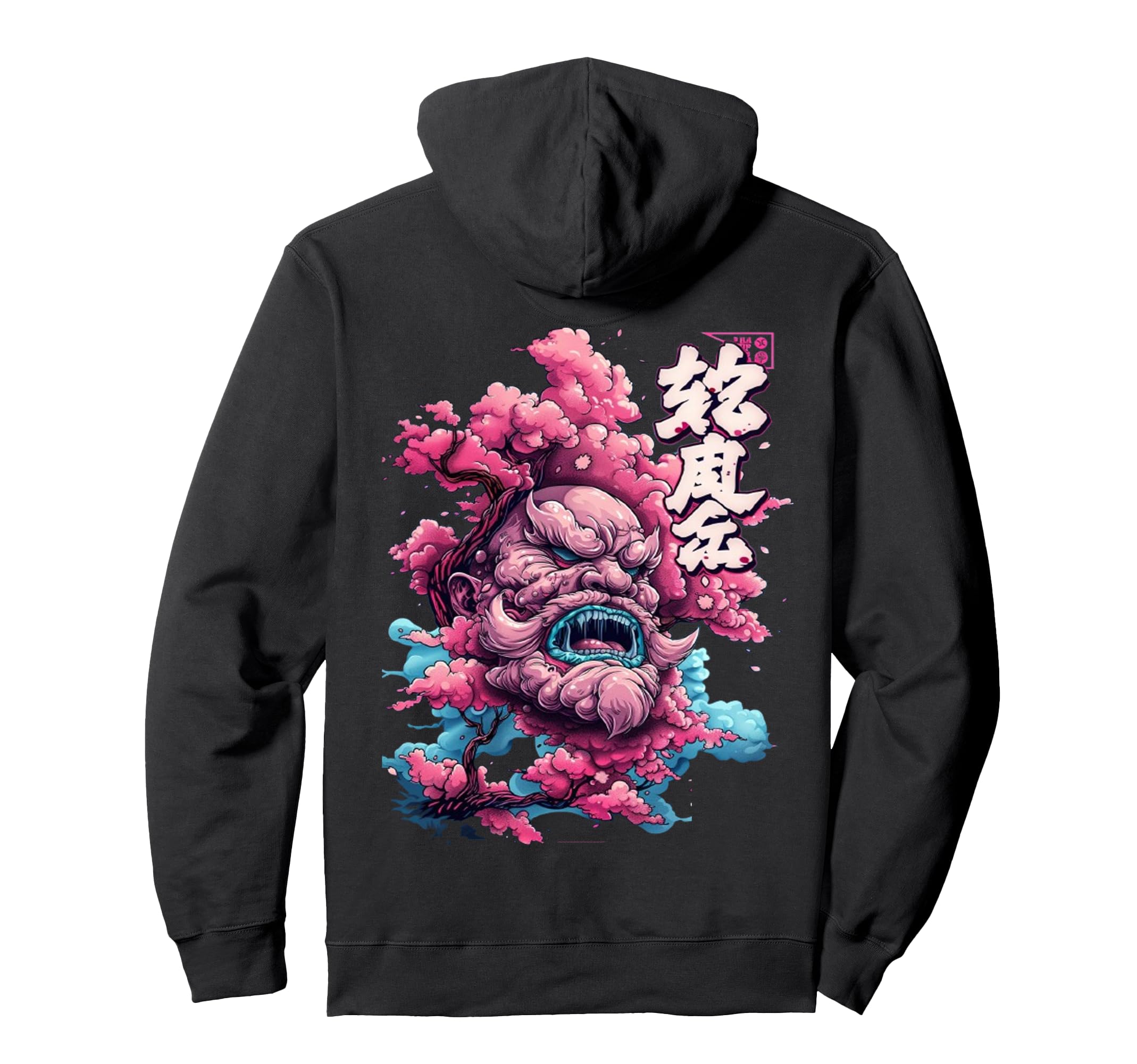 Backprint Japan Aesthetic Vaporwave Hoodie - Unique Graphic for Adults - T-Shirt, Sweatshirt, Hoodie