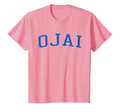 Ojai Ca Distressed Blue Varsity T-Shirt - Streetwear Style Men Women - T-Shirt, Sweatshirt, Hoodie