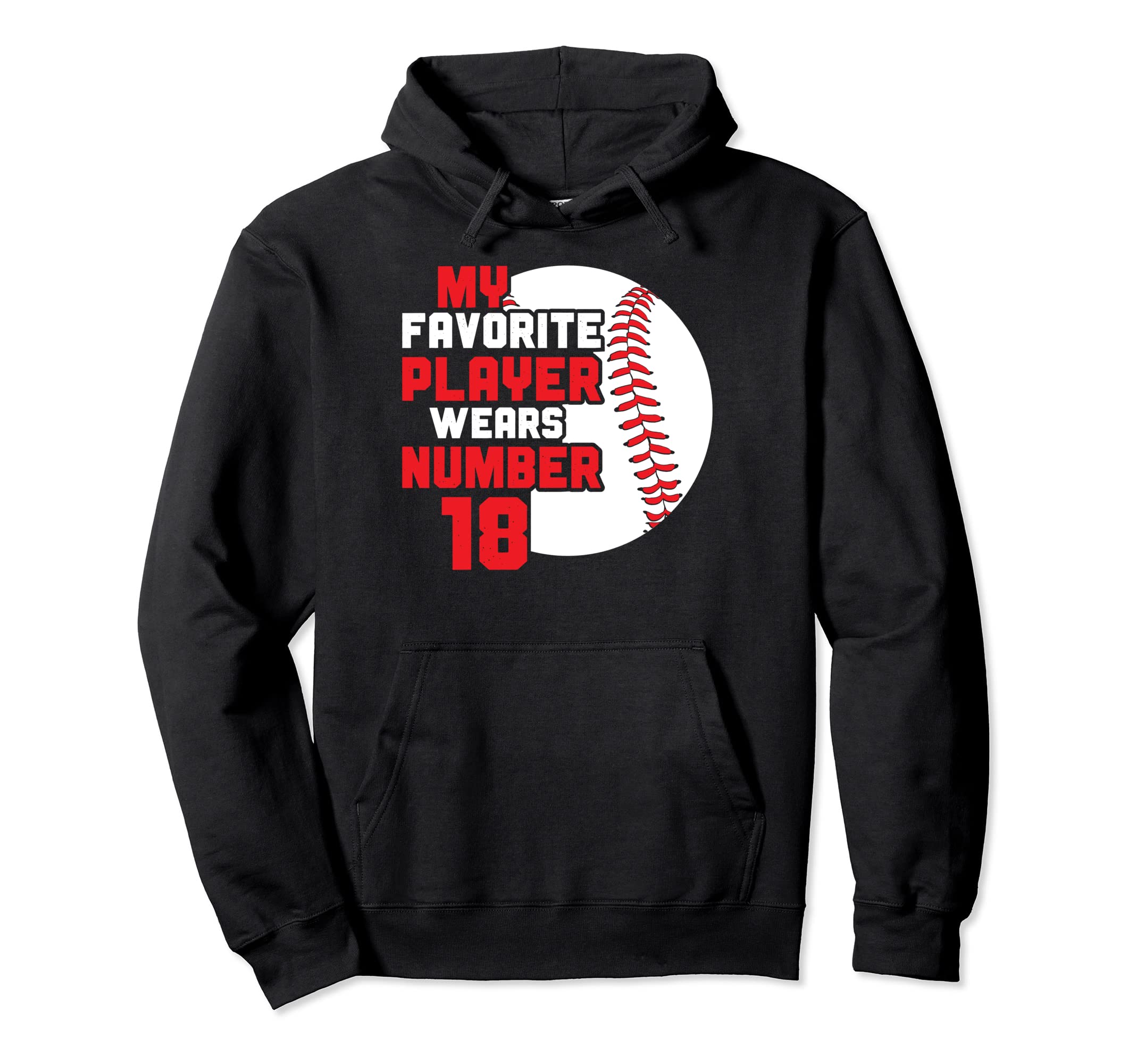 Baseball Mom Dad Favorite Baseball Hoodie - Graphic Print for Adults - T-Shirt, Sweatshirt, Hoodie