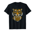 Tiger Leopard Football Game Day T-Shirt - Minimalist Print Men Women - T-Shirt, Sweatshirt, Hoodie