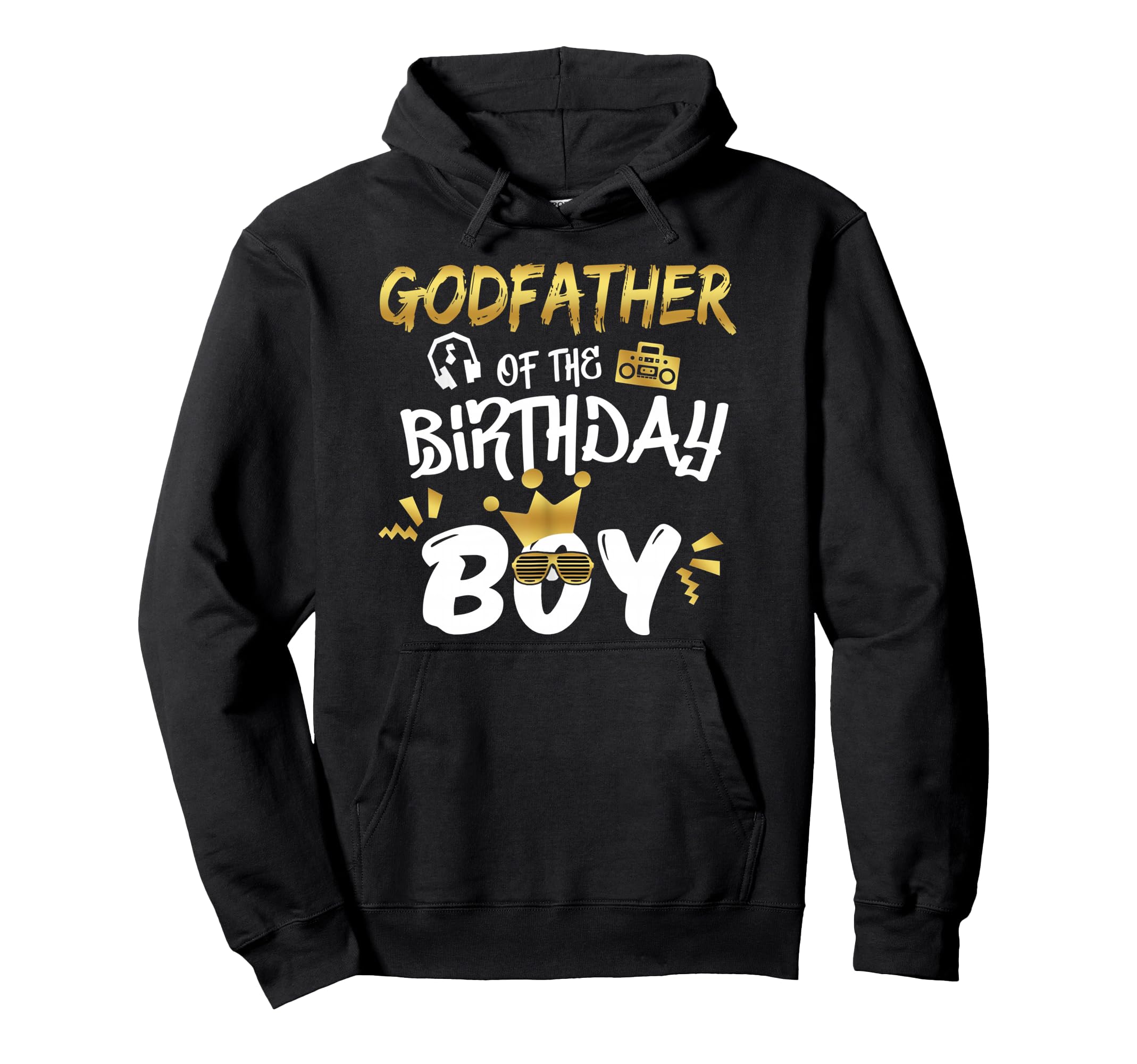 Godfather Bday Notorious One Old Hoodie - Fun Novelty Design for Adults - T-Shirt, Sweatshirt, Hoodie