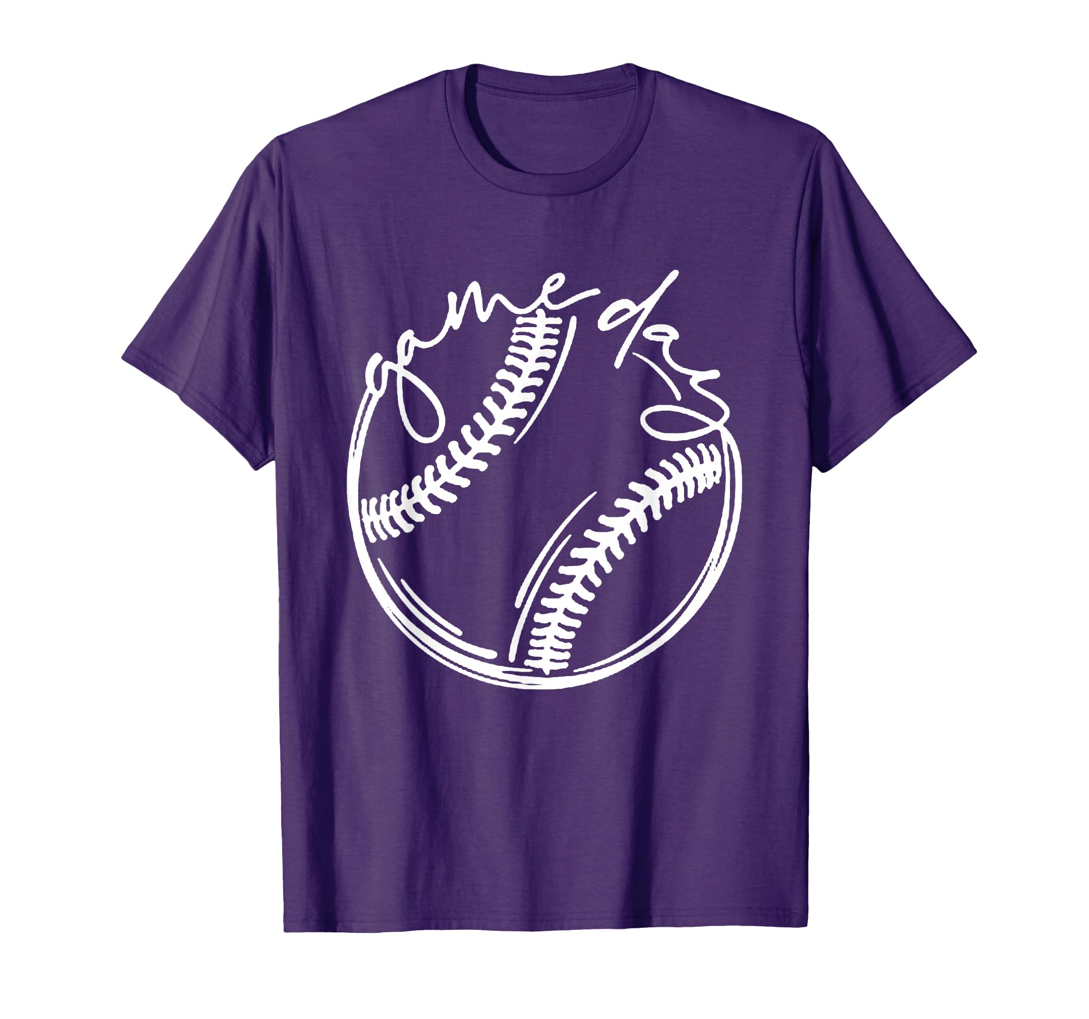 Game Day Baseball Gameday Softball T-Shirt - Custom Art Print Men Women - T-Shirt, Sweatshirt, Hoodie