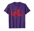 Red Japanese Dragon Aesthetic Grunge T-Shirt - Aesthetic Graphic Unisex - T-Shirt, Sweatshirt, Hoodie