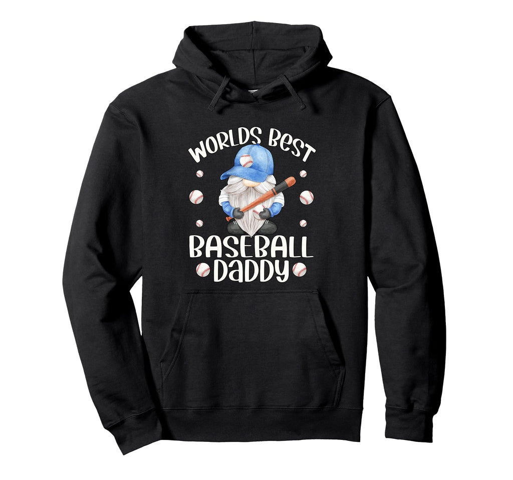 Funny Fathers Day Baseball Gnome Hoodie - Aesthetic Graphic for Adults - T-Shirt, Sweatshirt, Hoodie