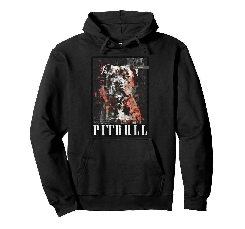 Y2K Streetwear Dog Pit Bull Hoodie - Novelty Apparel Men Women - T-Shirt, Sweatshirt, Hoodie