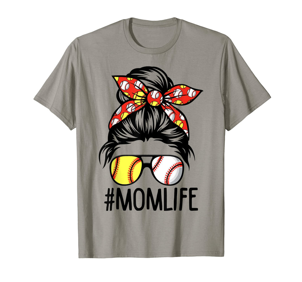 Dy Mom Life Softball Baseball Mothers Day T-Shirt - Unique Graphic Unisex - T-Shirt, Sweatshirt, Hoodie