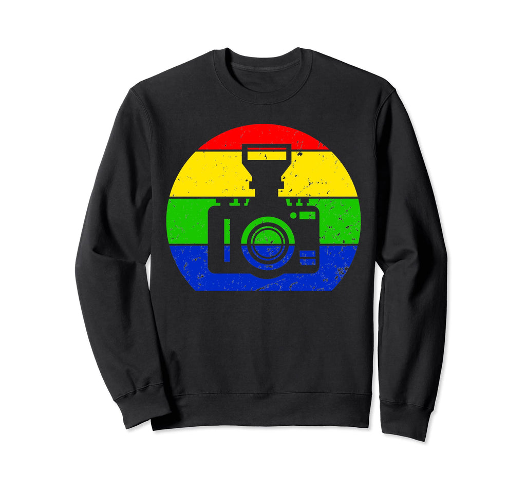 Camera Camera Silhouette Photographer Sweatshirt - Graphic Print Men Women - T-Shirt, Sweatshirt, Hoodie