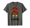 Mom Life Messy Bun Baseball Softball T-Shirt - Aesthetic Graphic Unisex - T-Shirt, Sweatshirt, Hoodie
