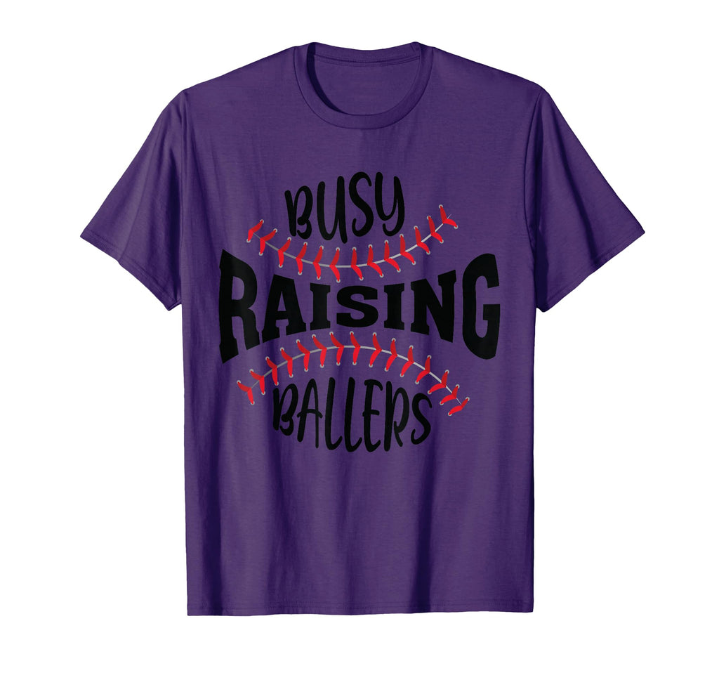 Funny Baseball Busy Raising T-Shirt - Casual Everyday Wear for Adults - T-Shirt, Sweatshirt, Hoodie