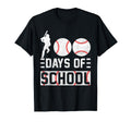 100 Days School Baseball 100Th Day T-Shirt - Unique Graphic Men Women - T-Shirt, Sweatshirt, Hoodie