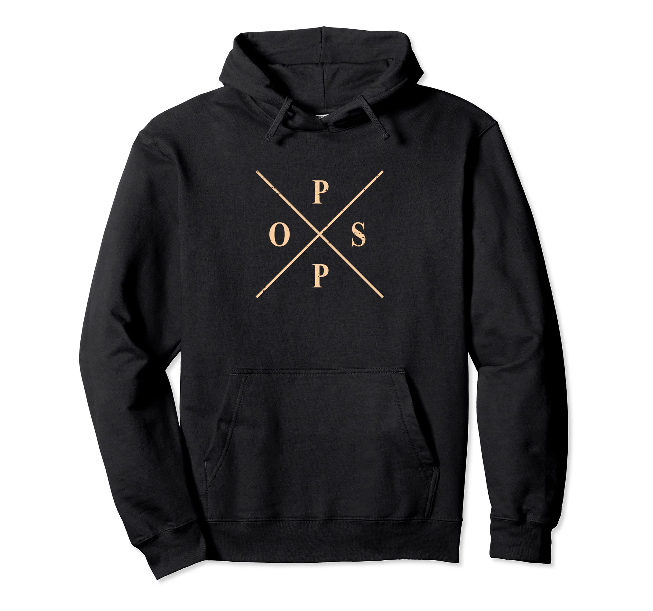 Paps Geometric Mens Fathers Day Hoodie - Fun Novelty Design Men Women - T-Shirt, Sweatshirt, Hoodie