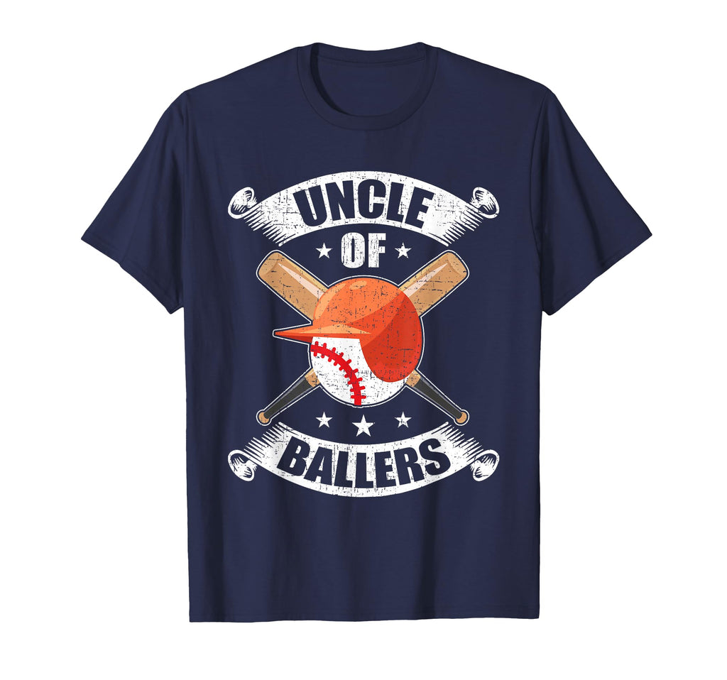 Uncle Ballers Baseball Softball Lover T-Shirt - Minimalist Print Men Women - T-Shirt, Sweatshirt, Hoodie
