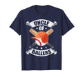 Uncle Ballers Baseball Softball Lover T-Shirt - Minimalist Print Men Women - T-Shirt, Sweatshirt, Hoodie