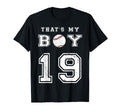 Thats My Baseball 19 Jersey Number Mom T-Shirt - Graphic Print Men Women - T-Shirt, Sweatshirt, Hoodie