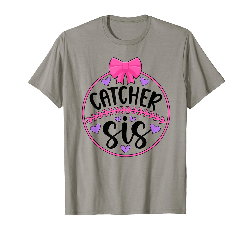 Baseball Catcher Sis Proud Baseball T-Shirt - Casual Everyday Wear Unisex - T-Shirt, Sweatshirt, Hoodie